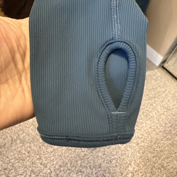 Lululemon Jacket Women Size 8 Green Hooded Lined Performance Full Zip Gym - Picture 5 of 10